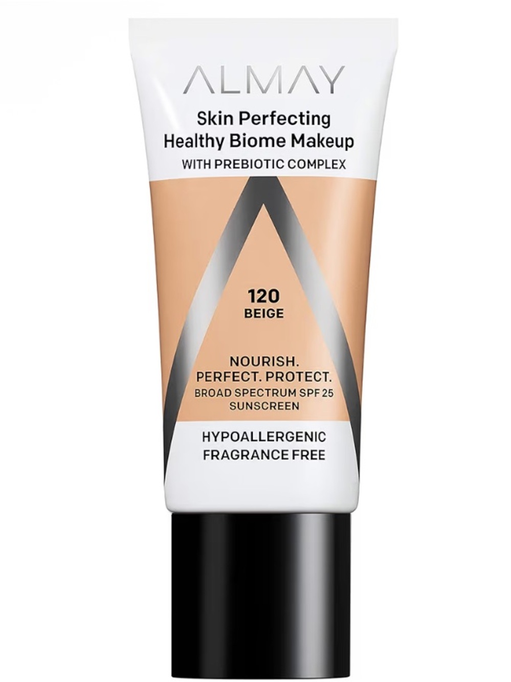 Almay Skin Perfecting Healthy Biome Foundation 120 Beige Cruelty Free New
